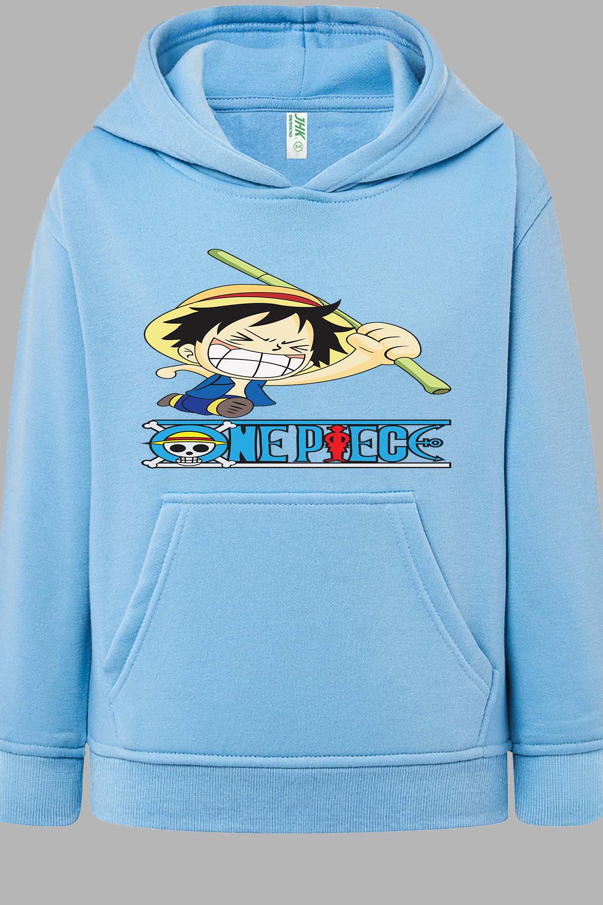 COULEUR:Bleu Ciel|Sweat Capuche Garçon | 1ne Piece AVR 07 Bleu Ciel
