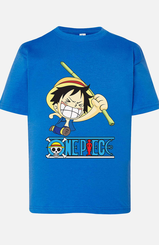 COULEUR:Bleu Roi|T-shirt Garçon | 1ne Piece AVR 07 Bleu Roi
