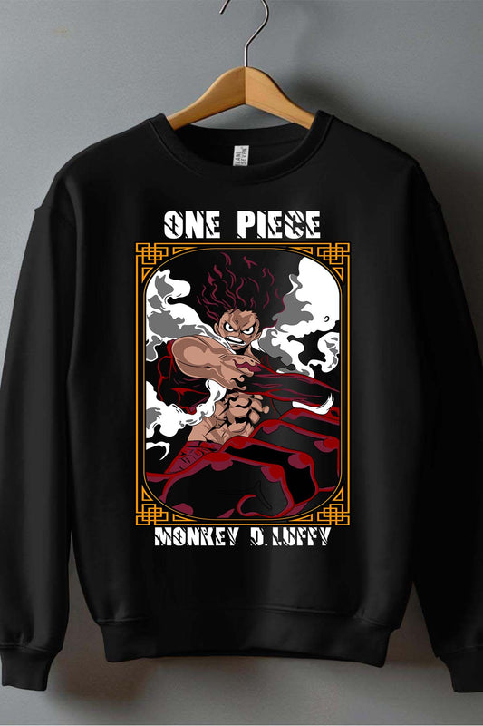 COULEUR:Noir|Sweat Col Rond Garçon | 1ne Piece AVR 09 Noir