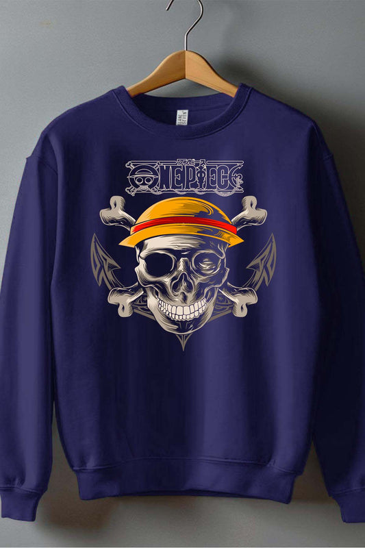 COULEUR:Marine|Sweat Col Rond Homme | 1ne Piece AVR 10 Marine