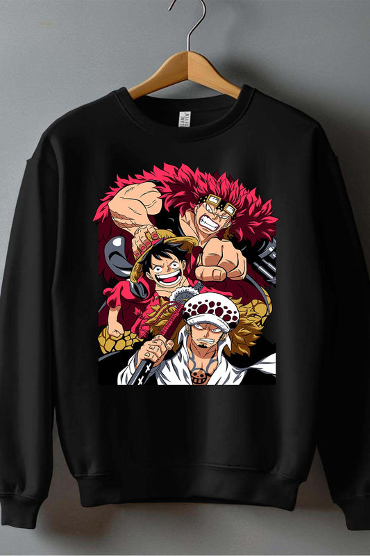 COULEUR:Noir|Sweat Col Rond Garçon | 1ne Piece AVR 11 Noir
