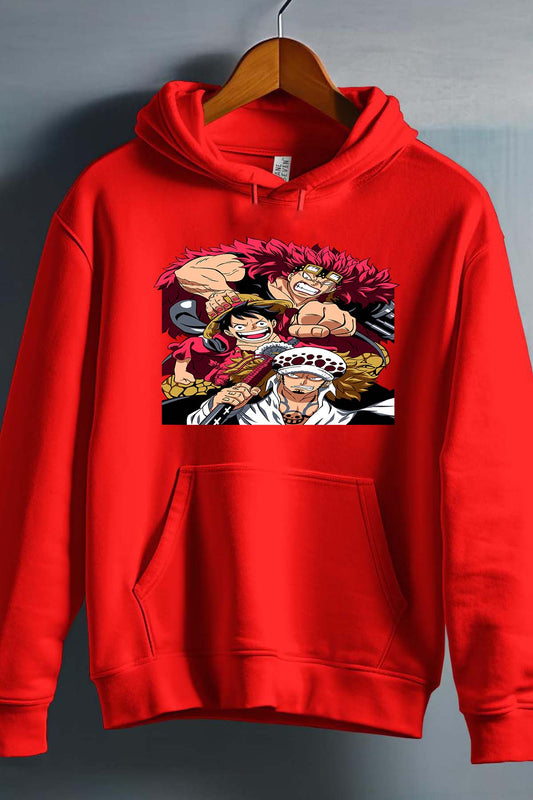 COULEUR:Rouge|Sweat Capuche Homme | 1ne Piece AVR 11 Rouge