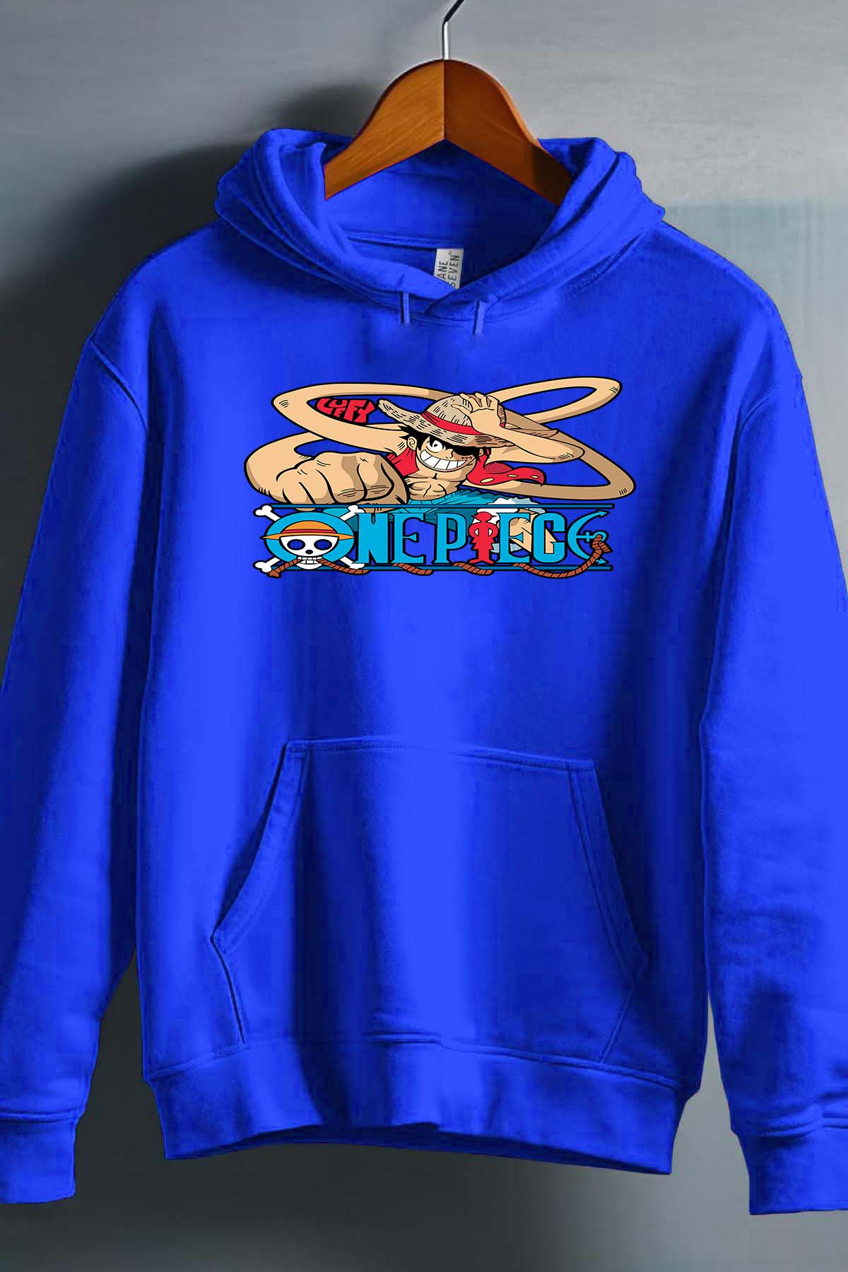 COULEUR:Bleu Roi|Sweat Capuche Garçon | 1ne Piece AVR 12 Bleu Roi