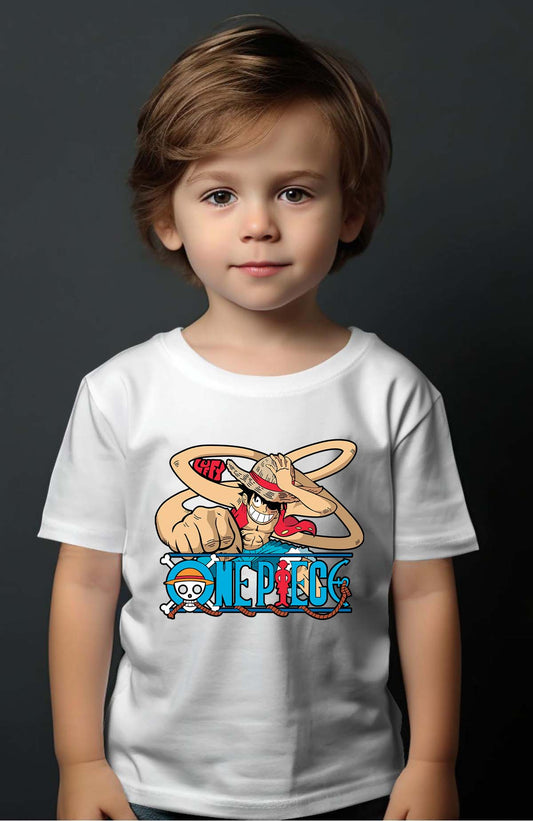 COULEUR:Blanc|T-shirt Garçon | 1ne Piece AVR 12 Blanc