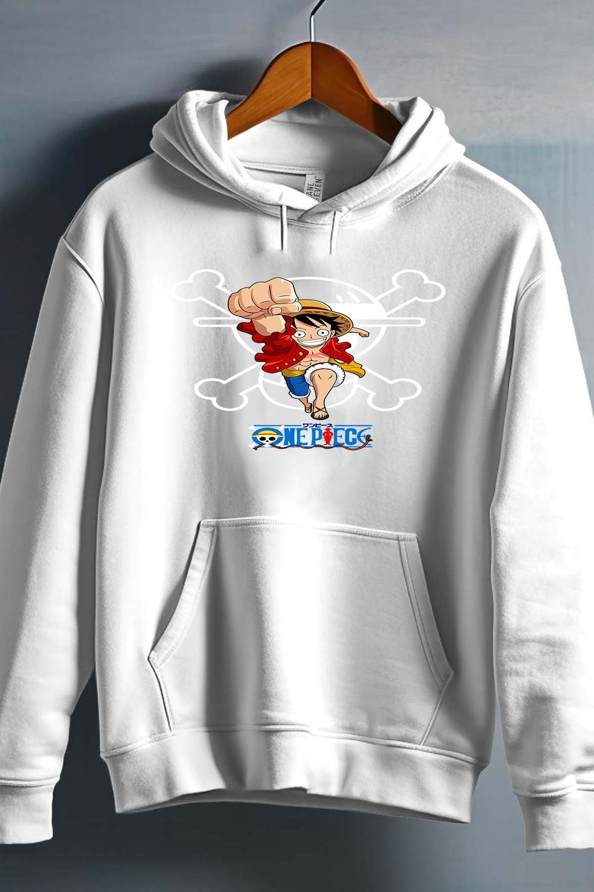 COULEUR:Blanc|Sweat Capuche Garçon | 1ne Piece AVR 13 Blanc