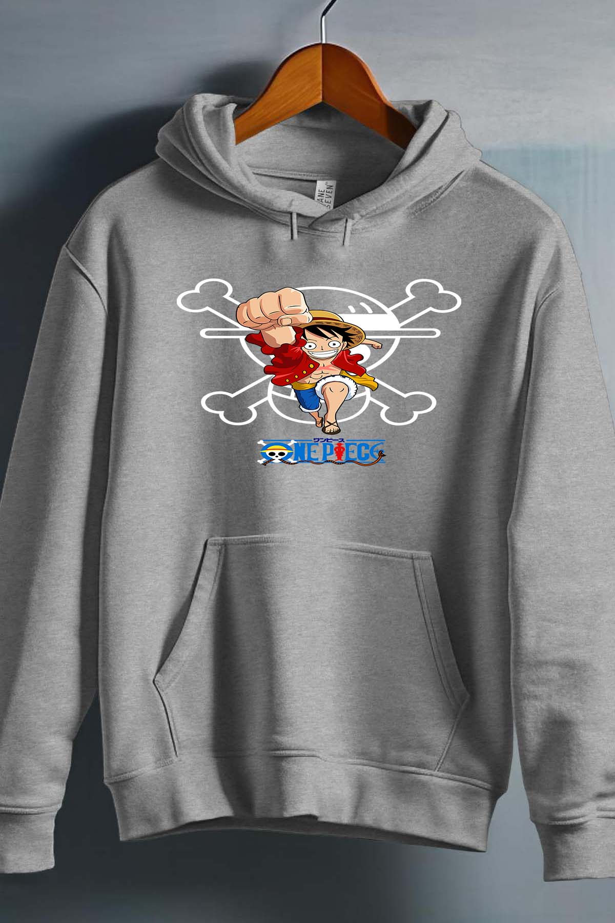 COULEUR:Gris|Sweat Capuche Garçon | 1ne Piece AVR 13 Gris