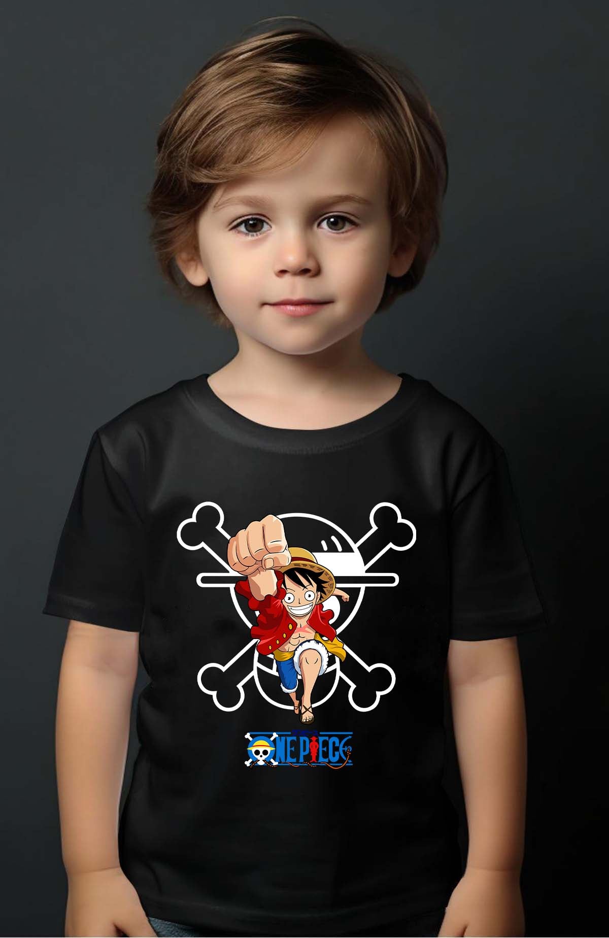 COULEUR:Noir|T-shirt Garçon | 1ne Piece AVR 13 Noir