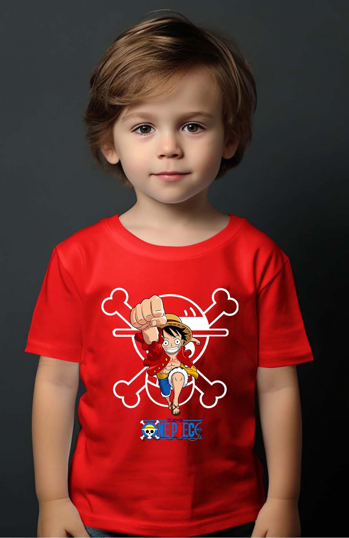 COULEUR:Rouge|T-shirt Garçon | 1ne Piece AVR 13 Rouge