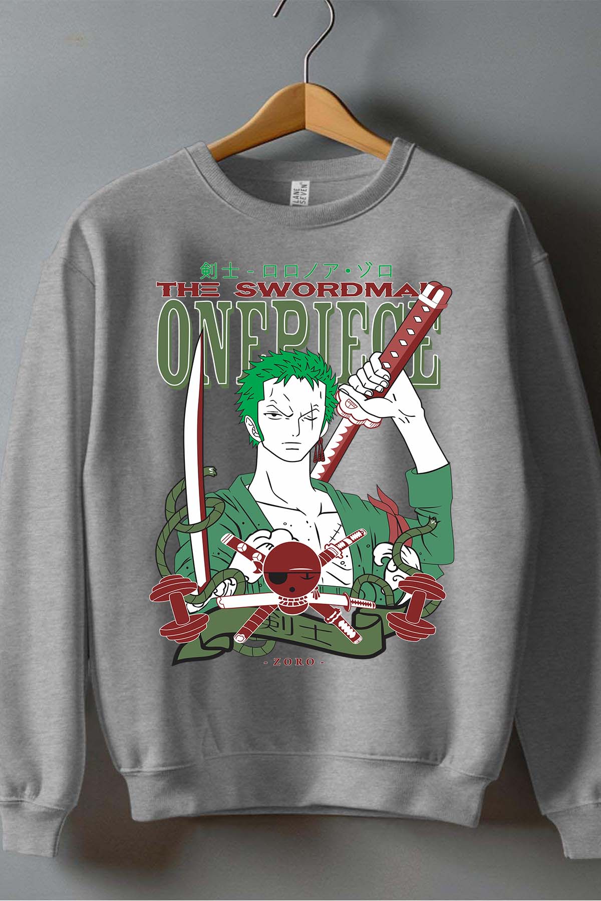 COULEUR:Gris|Sweat Col Rond Garçon | 1ne Piece AVR 16 Gris