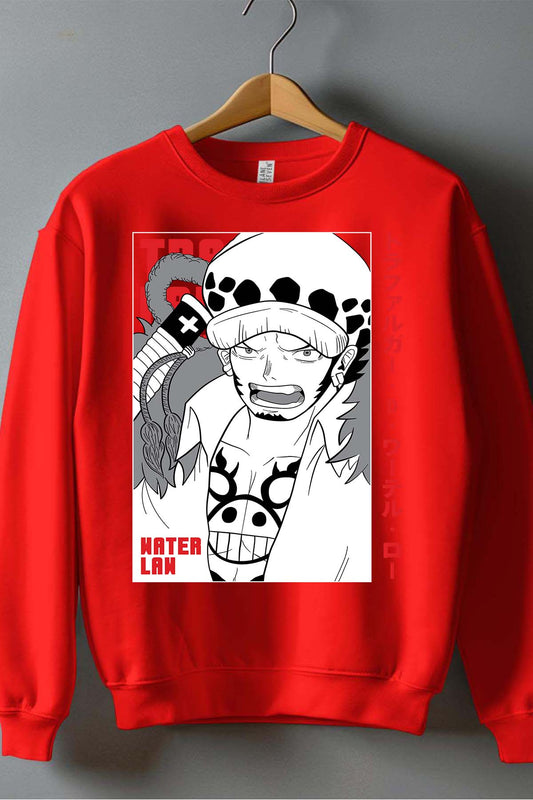 COULEUR:Rouge|Sweat Col Rond Homme | 1ne Piece AVR 18 Rouge