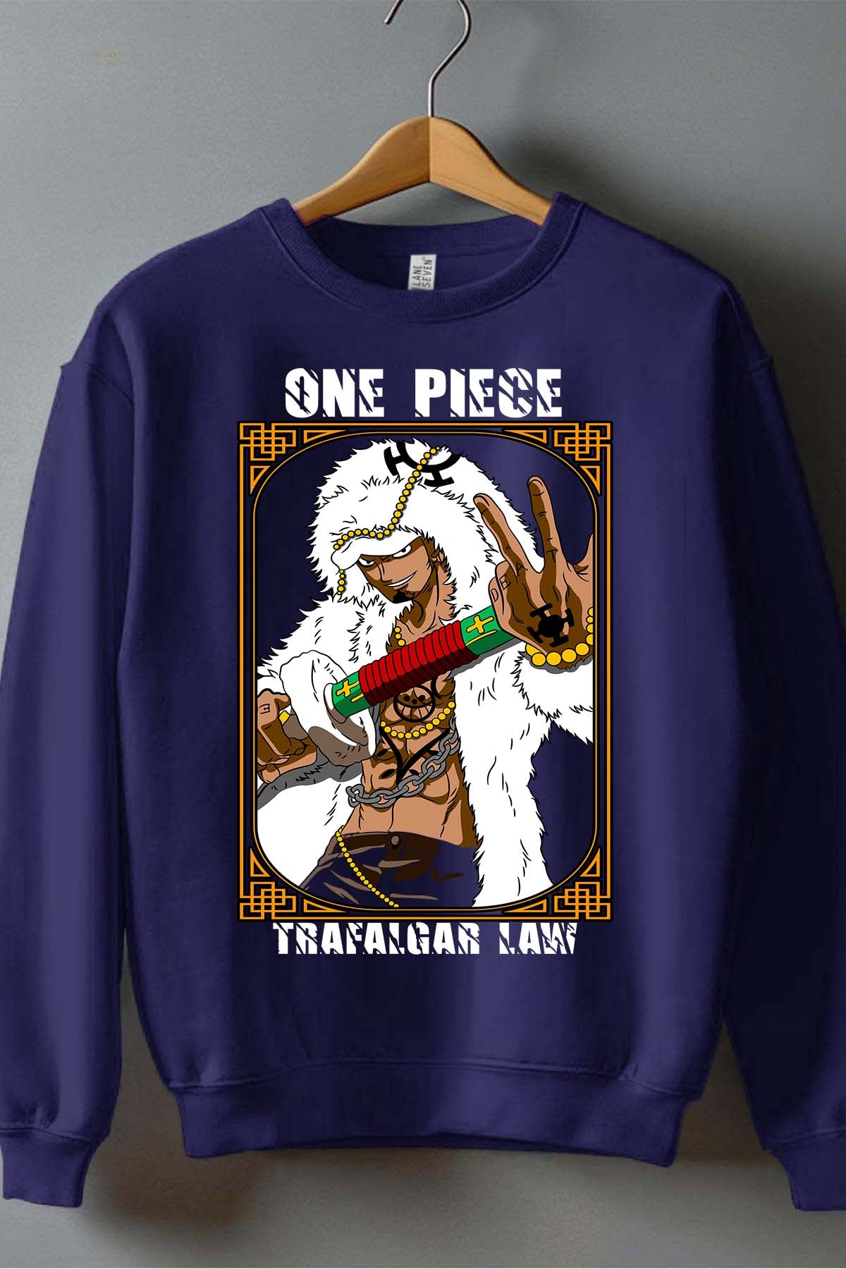 COULEUR:Marine|Sweat Col Rond Garçon | 1ne Piece AVR 19 Marine