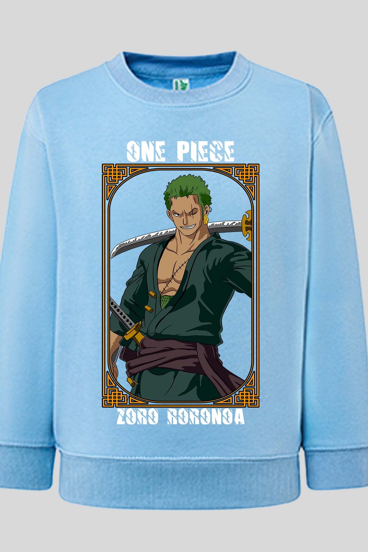 COULEUR:Bleu Ciel|Sweat Col Rond Garçon | 1ne Piece AVR 23 Bleu Ciel