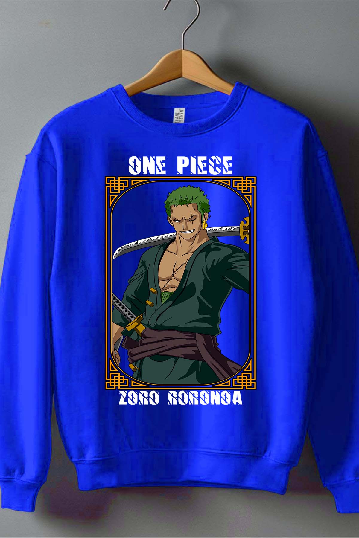 COULEUR:Bleu Roi|Sweat Col Rond Garçon | 1ne Piece AVR 23 Bleu Roi