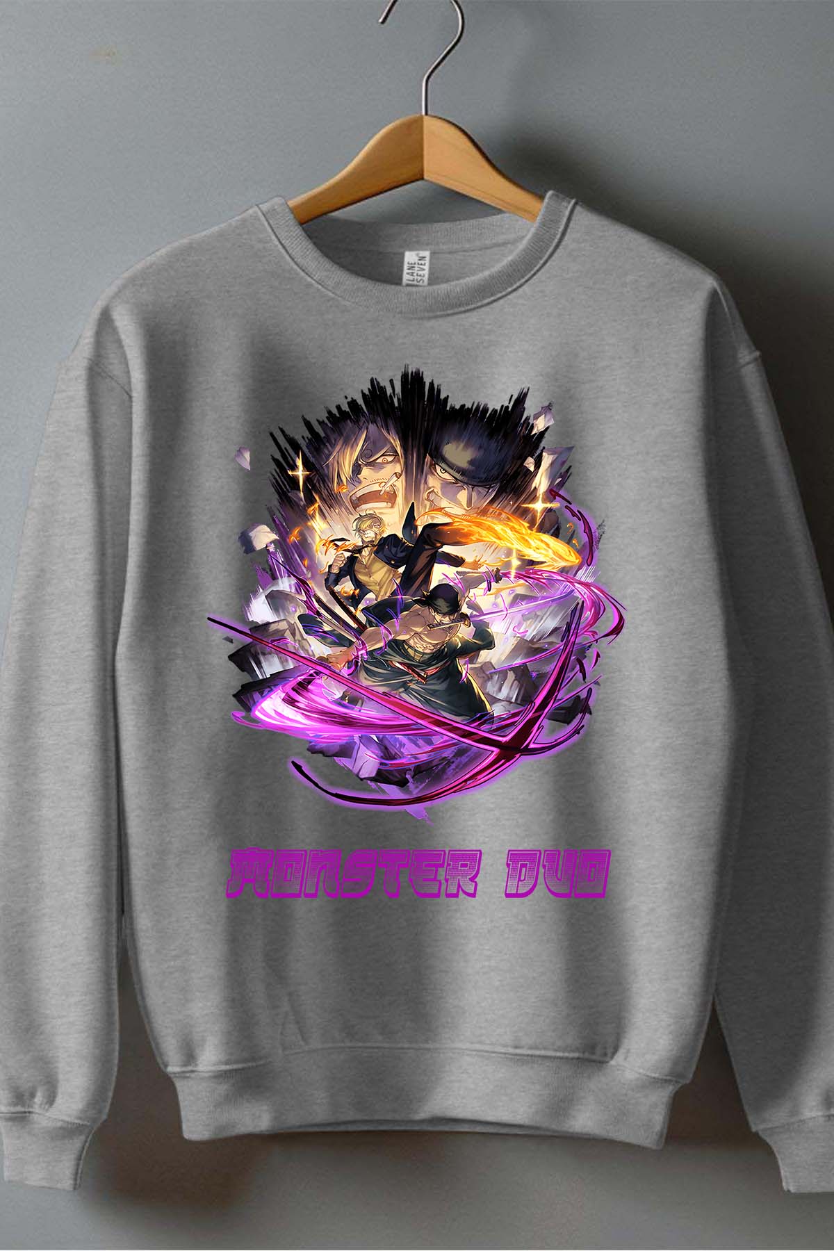 COULEUR:Gris|Sweat Col Rond Garçon | 1ne Piece AVR 24 Gris