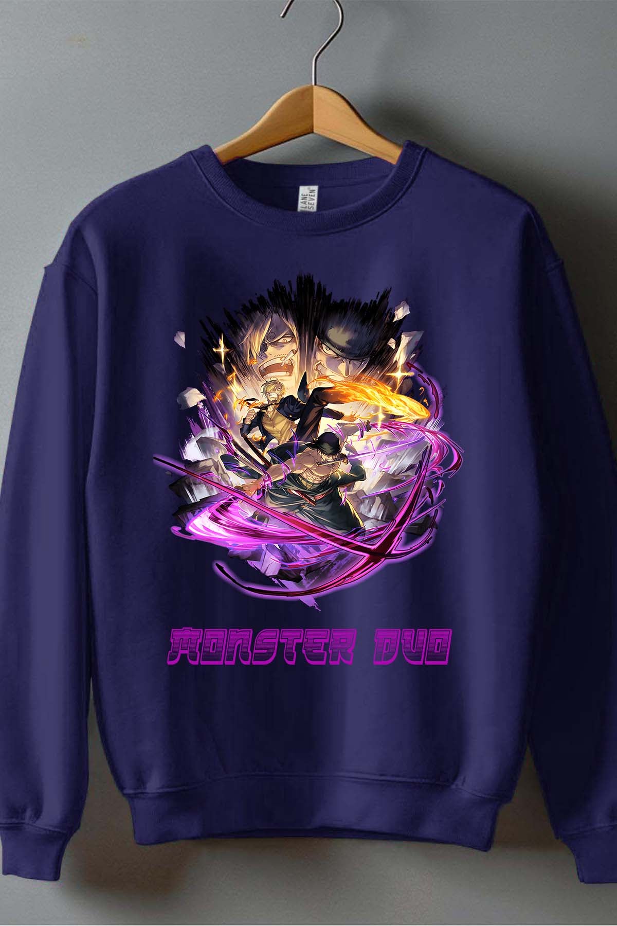 COULEUR:Marine|Sweat Col Rond Garçon | 1ne Piece AVR 24 Marine