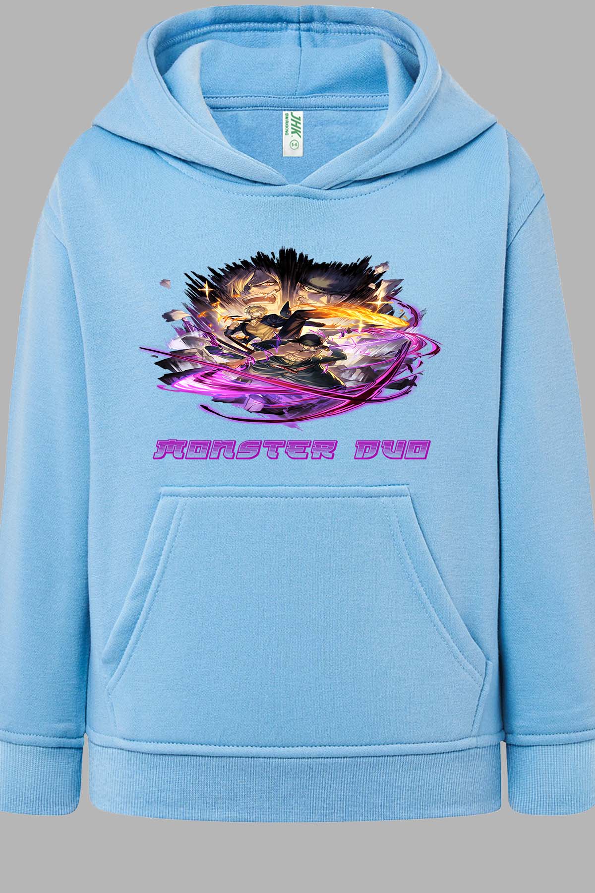 COULEUR:Bleu Ciel|Sweat Capuche Garçon | 1ne Piece AVR 24 Bleu Ciel