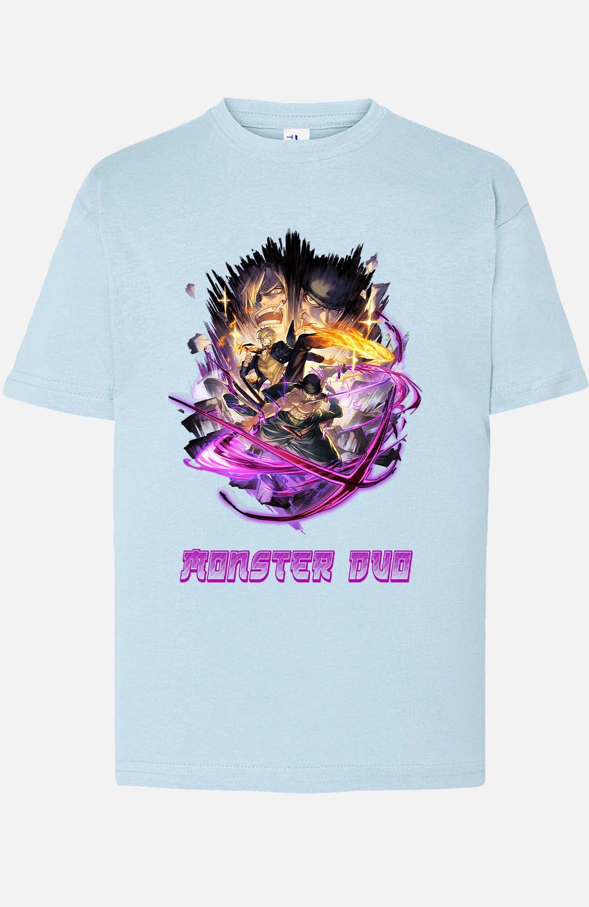 COULEUR:Bleu Ciel|T-shirt Garçon | 1ne Piece AVR 24 Bleu Ciel