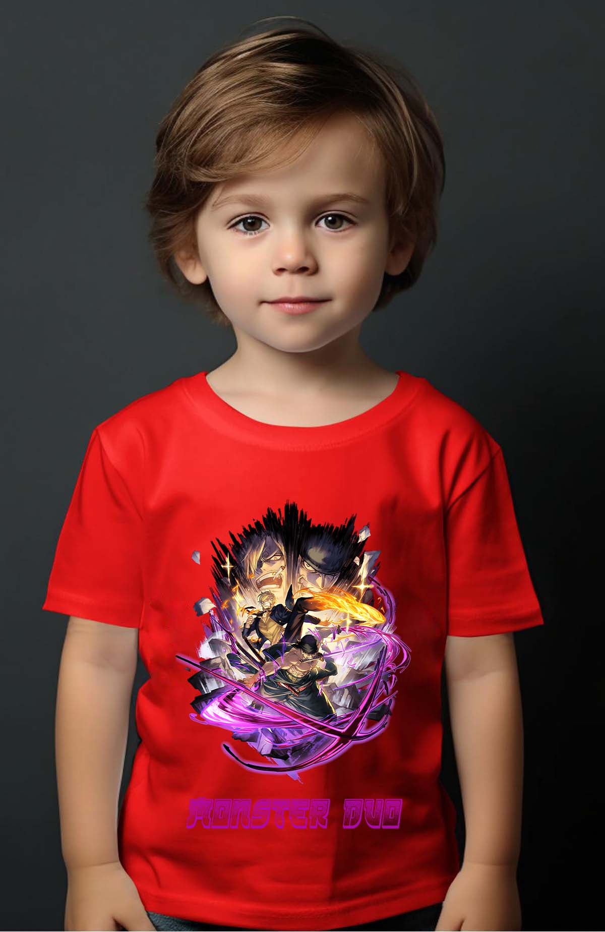 COULEUR:Rouge|T-shirt Garçon | 1ne Piece AVR 24 Rouge