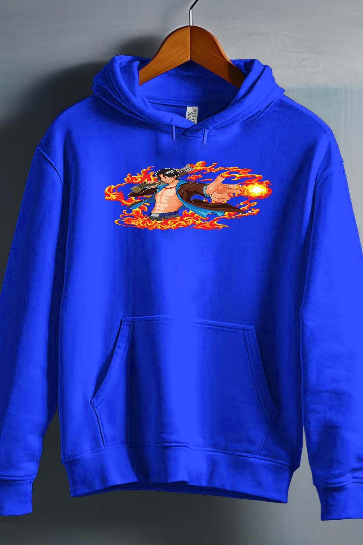 COULEUR:Bleu Roi|Sweat Capuche Garçon | 1ne Piece AVR 25 Bleu Roi