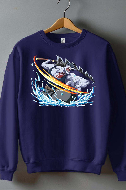 COULEUR:Marine|Sweat Col Rond Garçon | 1ne Piece AVR 28 Marine