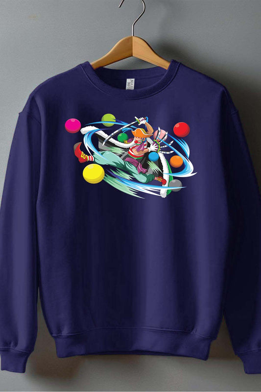 COULEUR:Marine|Sweat Col Rond Garçon | 1ne Piece AVR 29 Marine