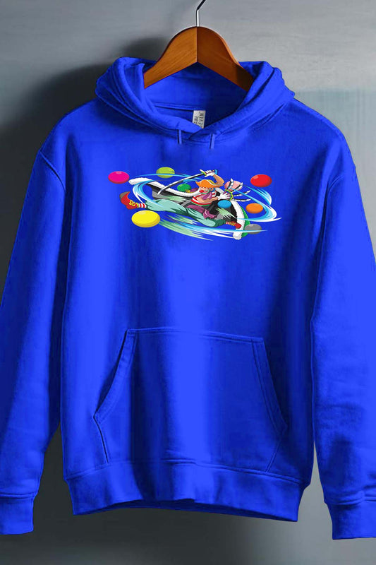 COULEUR:Bleu Roi|Sweat Capuche Homme | 1ne Piece AVR 29 Bleu Roi