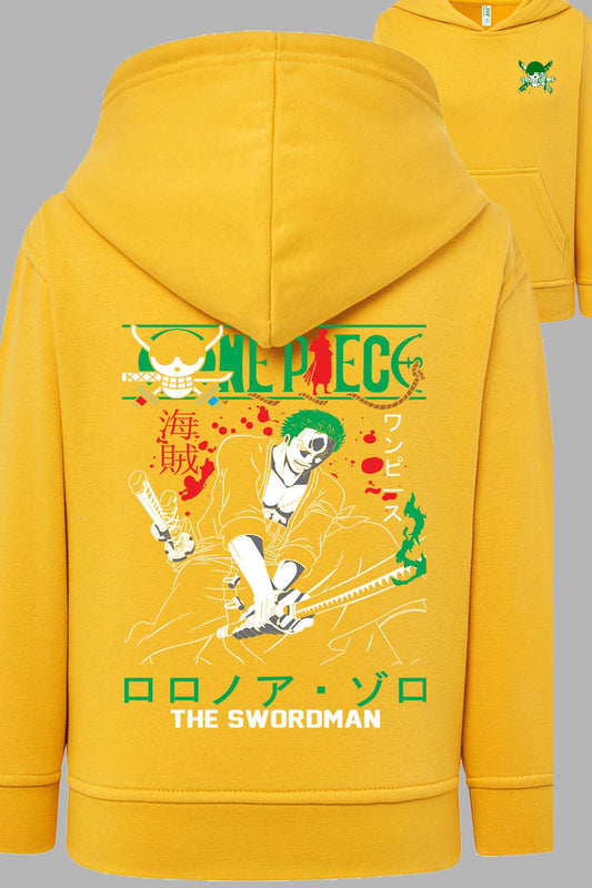 COULEUR:Jaune|Sweat Capuche Homme | 1ne Swordman Jaune