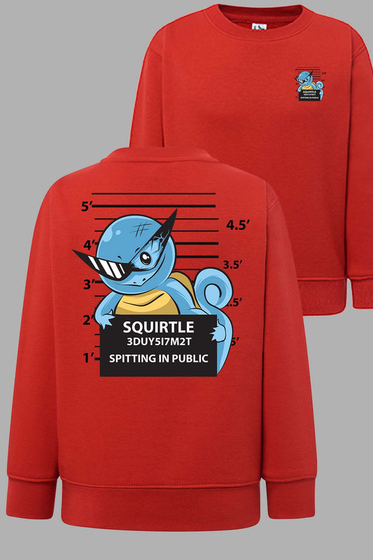 COULEUR:Rouge|Sweat Col Rond Garçon | Accusé escueror Rouge