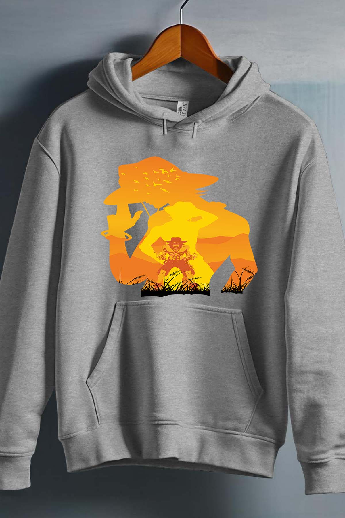 COULEUR:Gris|Sweat Capuche Garçon | Ace Ombre Gris