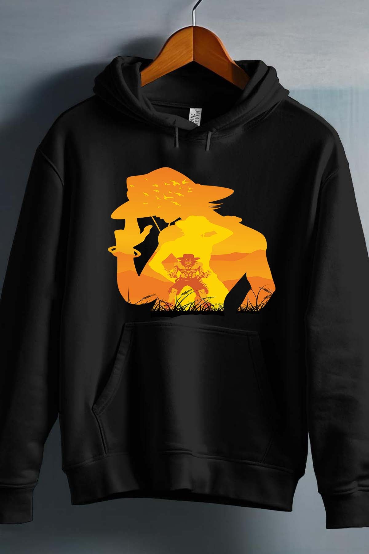 COULEUR:Noir|Sweat Capuche Garçon | Ace Ombre Noir