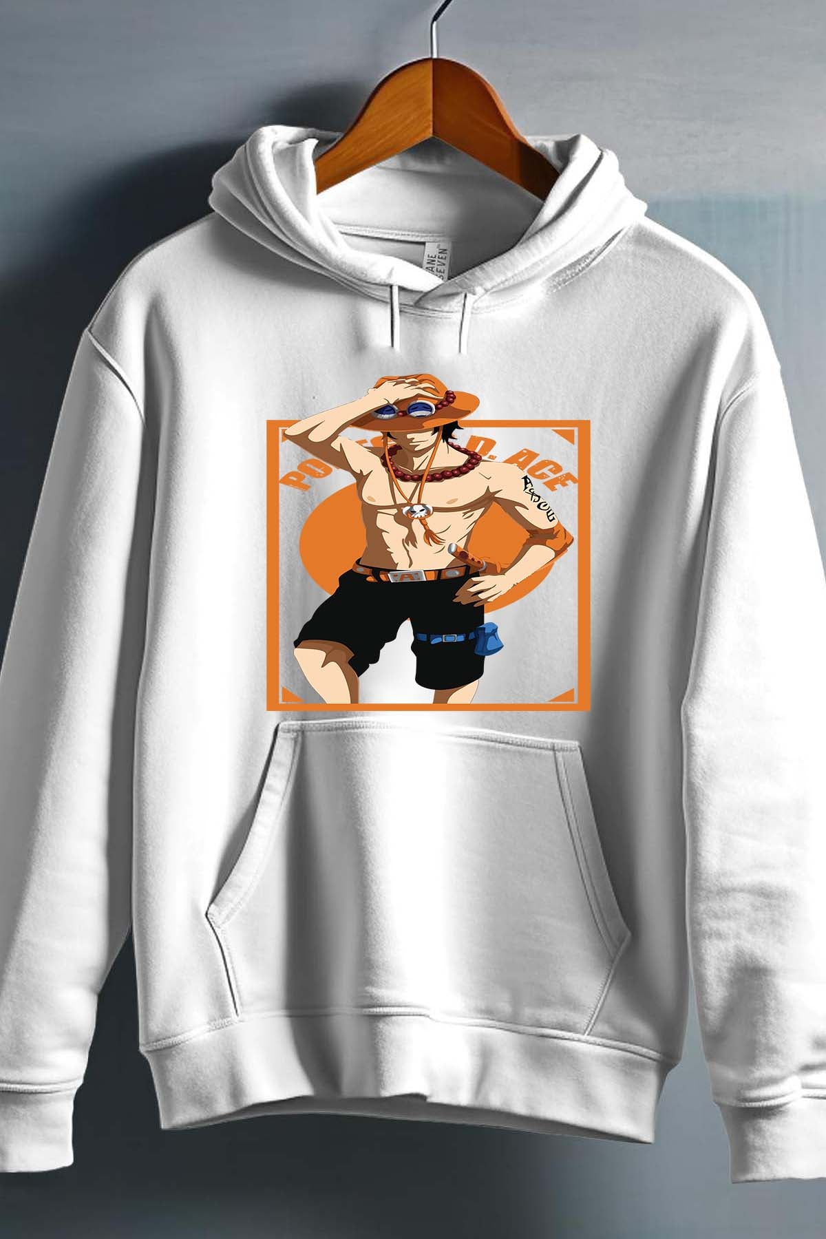 COULEUR:Blanc|Sweat Capuche Garçon | Ace Style Blanc