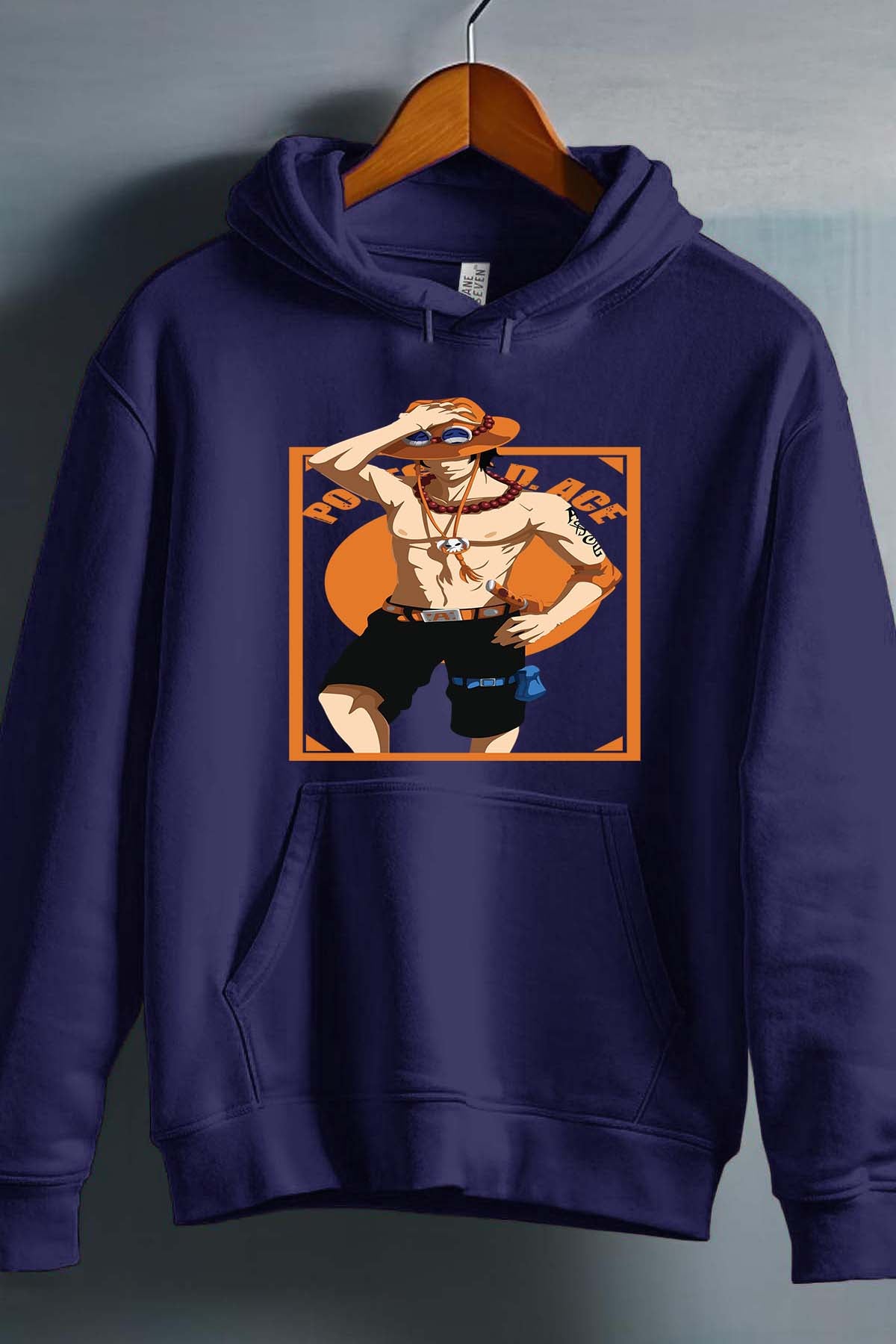 COULEUR:Marine|Sweat Capuche Garçon | Ace Style Marine