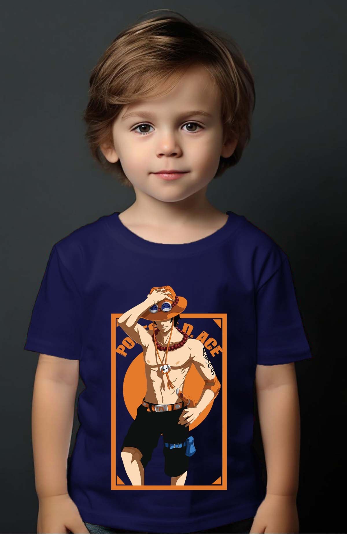 COULEUR:Marine|T-shirt Garçon | Ace Style Marine