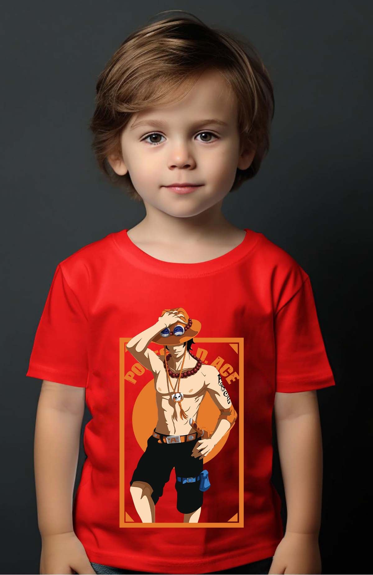 COULEUR:Rouge|T-shirt Garçon | Ace Style Rouge