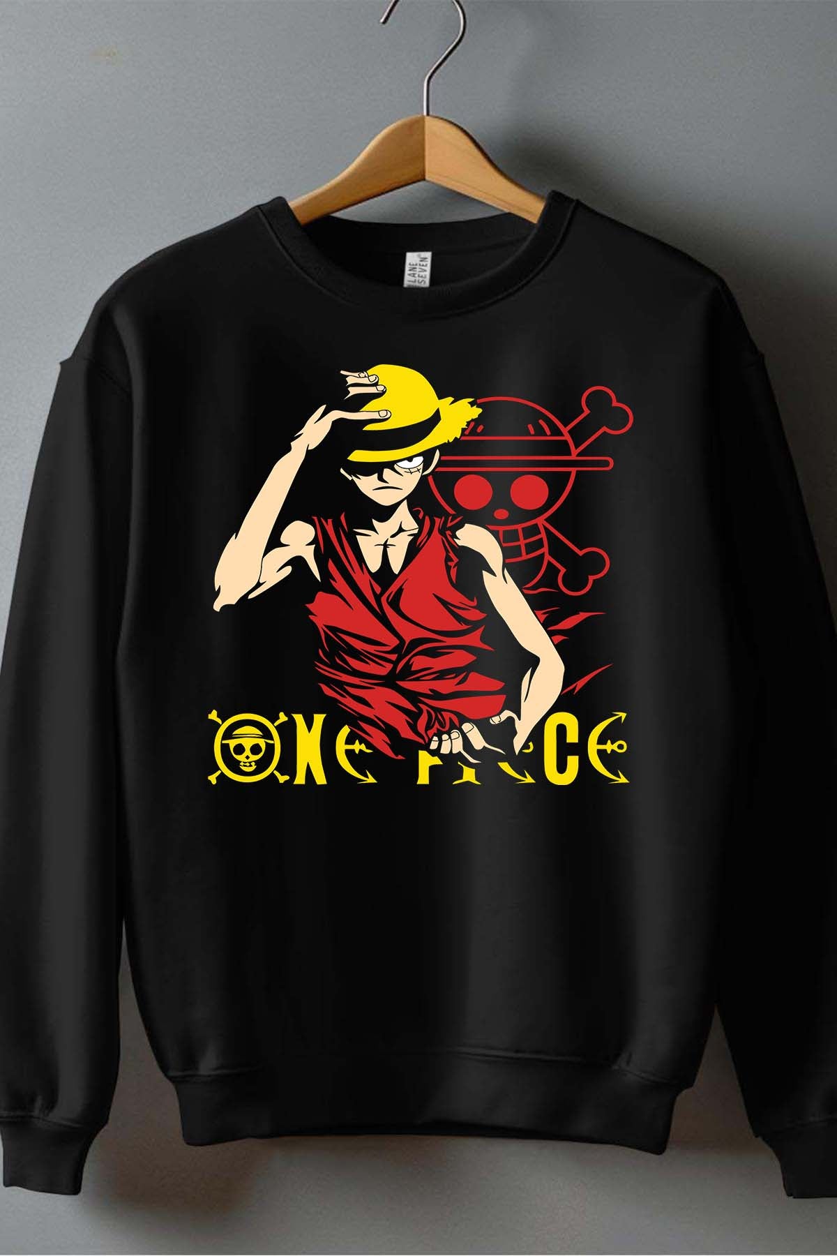 COULEUR:Noir|Sweat Col Rond Garçon | Anchor Spirit Noir
