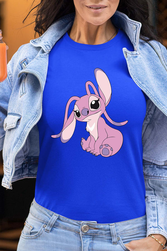 COULEUR:Bleu Roi|T-shirt Femme | Angel 1 Bleu Roi