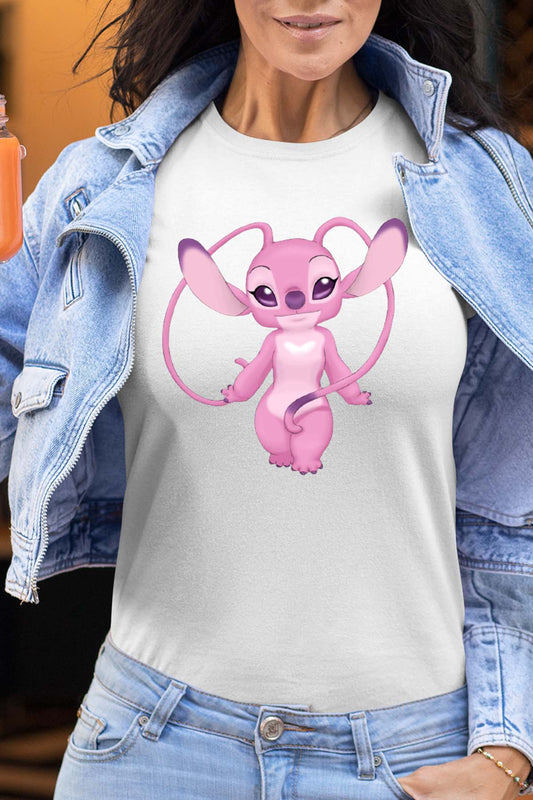 COULEUR:Blanc|T-shirt Femme | Angel Play Blanc