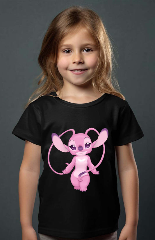 COULEUR:Noir|T-shirt Fille | Angel Play Noir