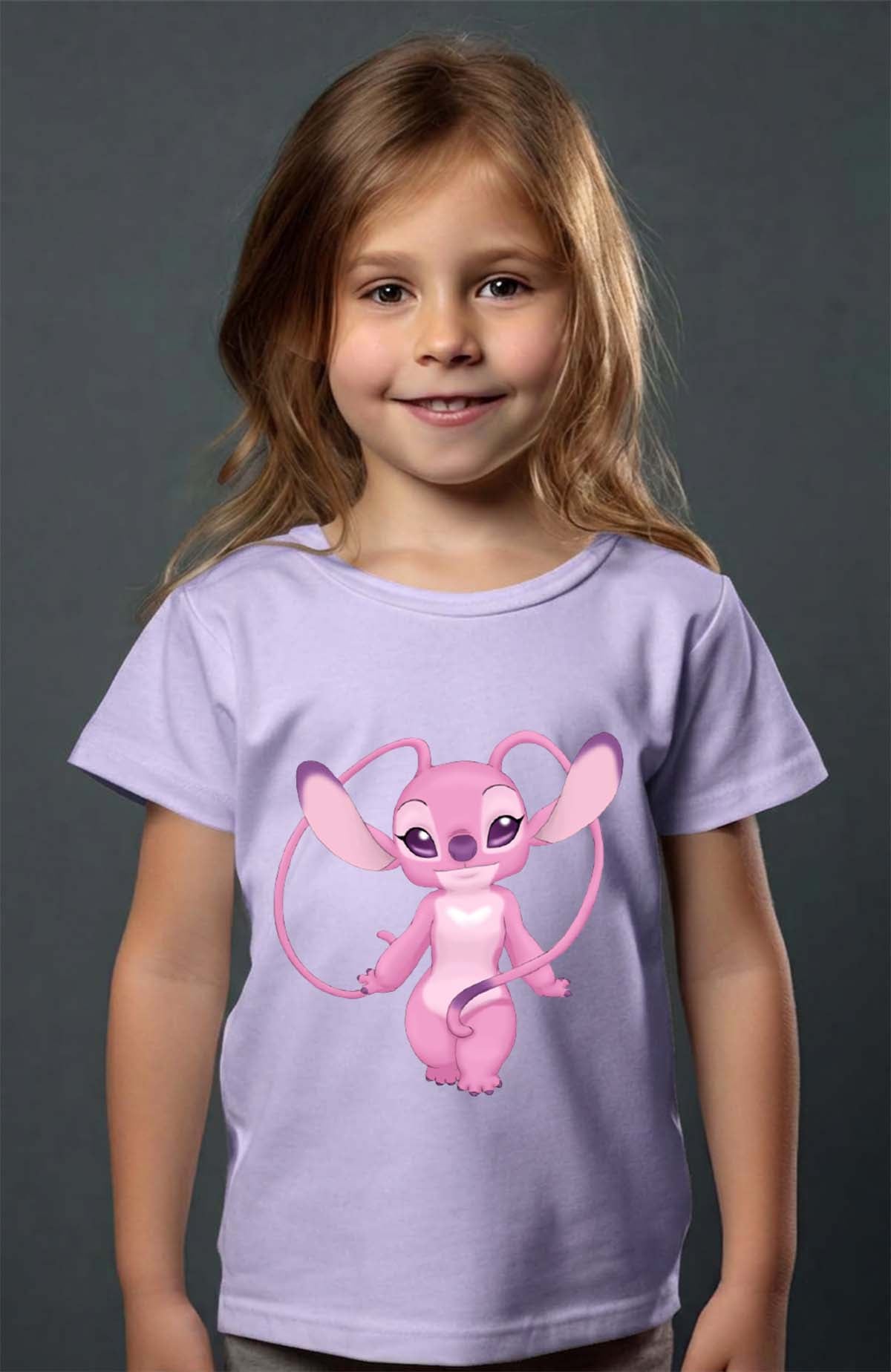 COULEUR:Violet|T-shirt Fille | Angel Play Violet