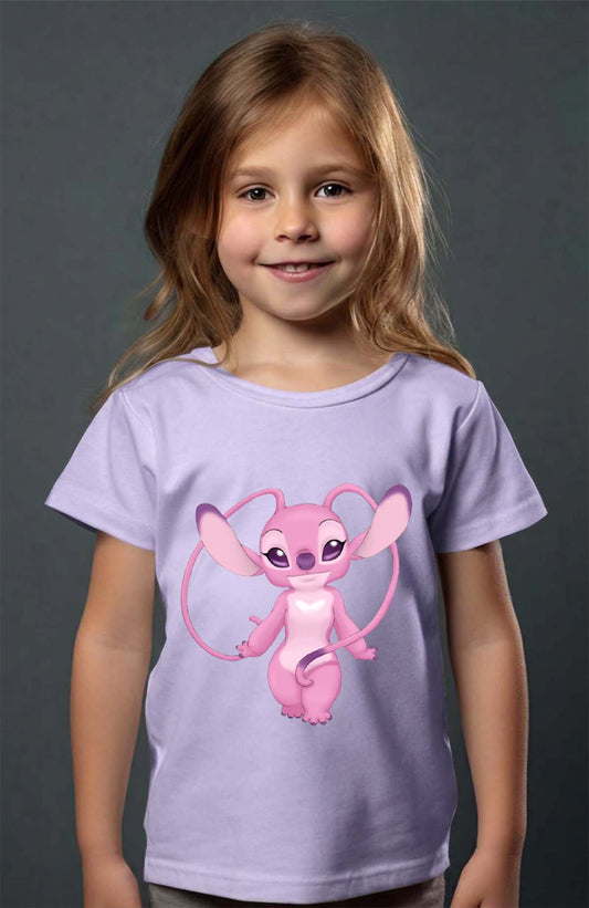 COULEUR:Violet|T-shirt Fille | Angel Play Violet