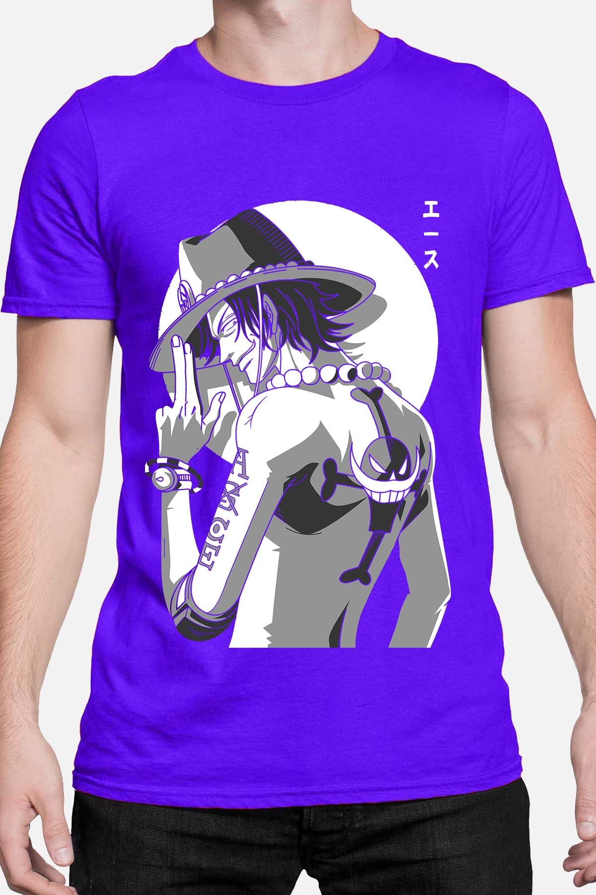 COULEUR:Bleu Roi|T-shirt Homme | Ashes of Ace Bleu Roi