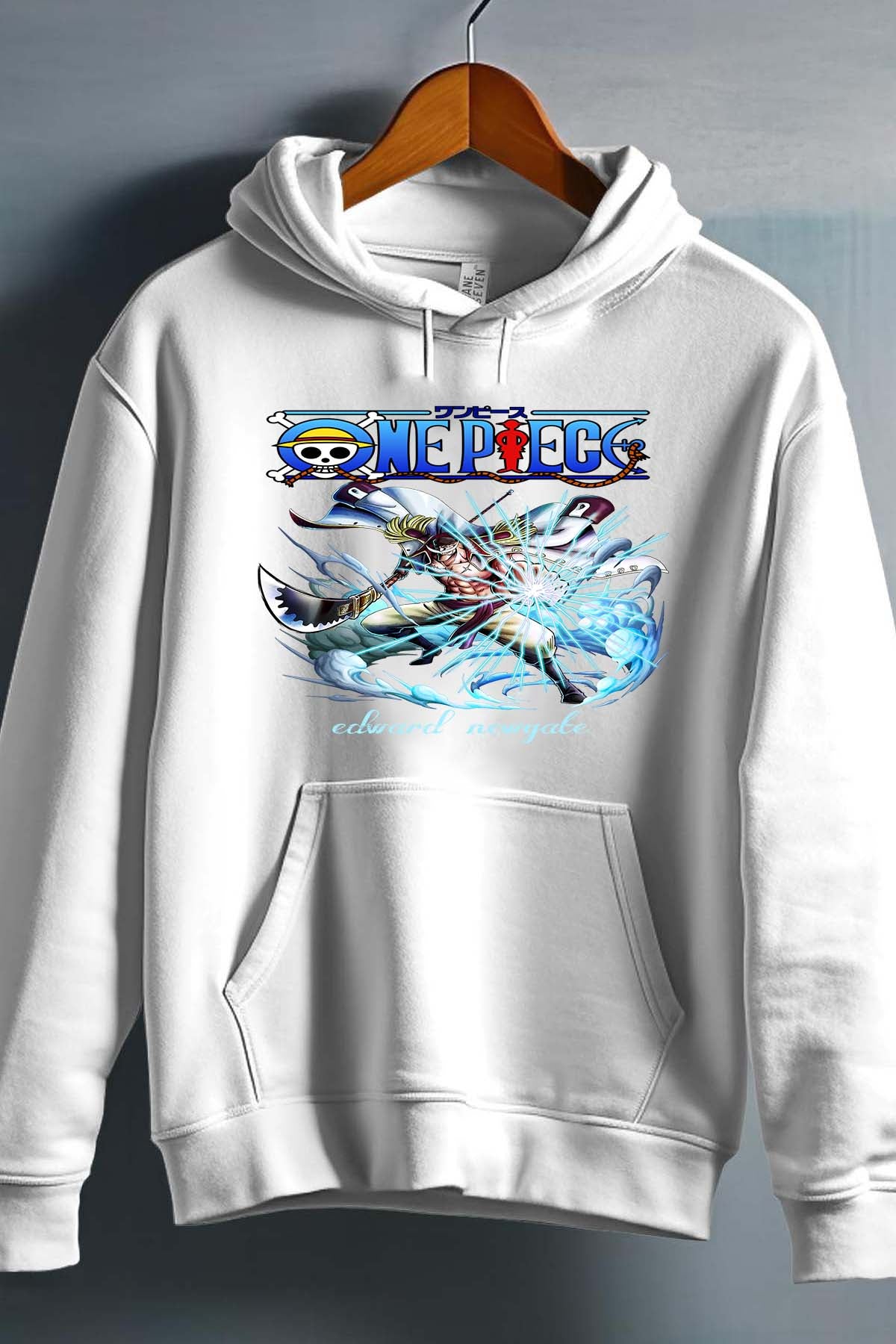COULEUR:Blanc|Sweat Capuche Garçon | Attack One Piece 03 Blanc
