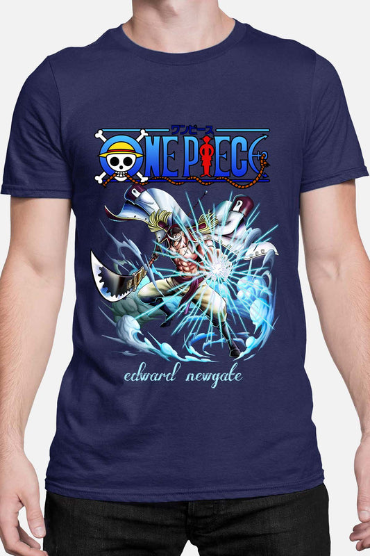 COULEUR:Marine|T-shirt Homme | Attack One Piece 03 Marine