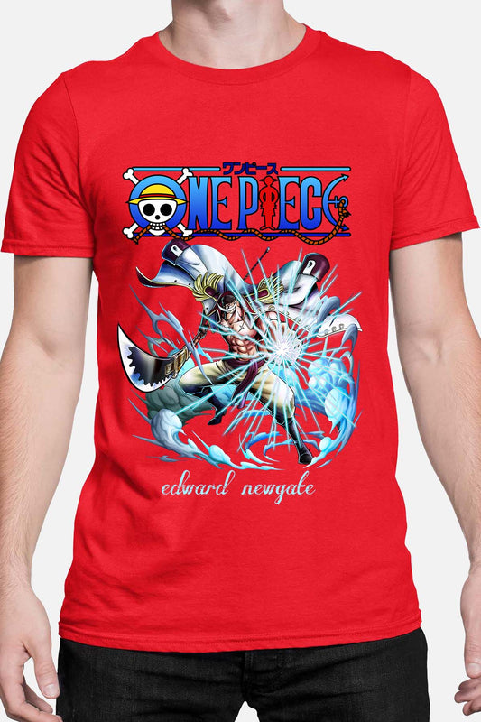 COULEUR:Rouge|T-shirt Homme | Attack One Piece 03 Rouge
