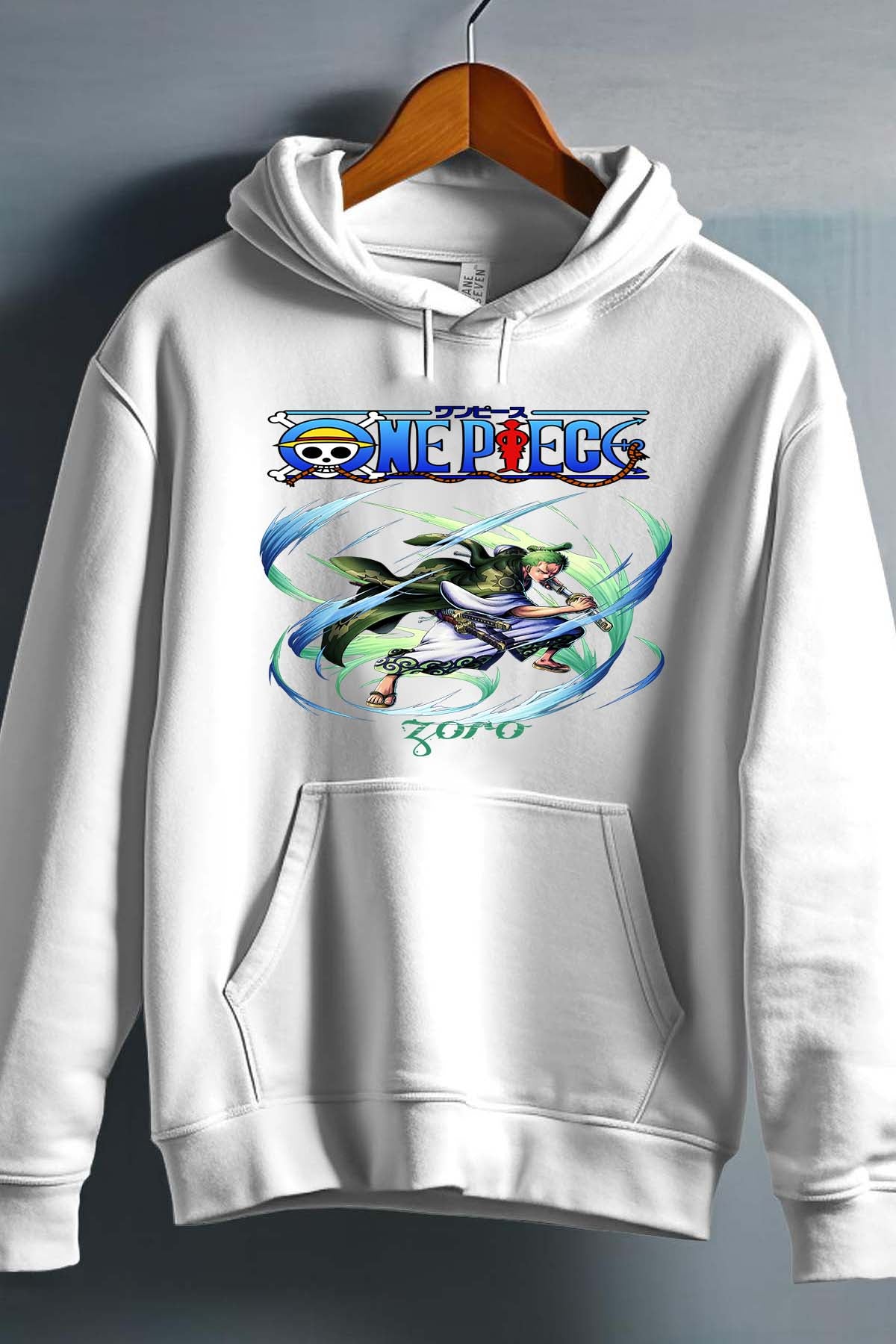 COULEUR:Blanc|Sweat Capuche Garçon | Attack One Piece 05 Blanc