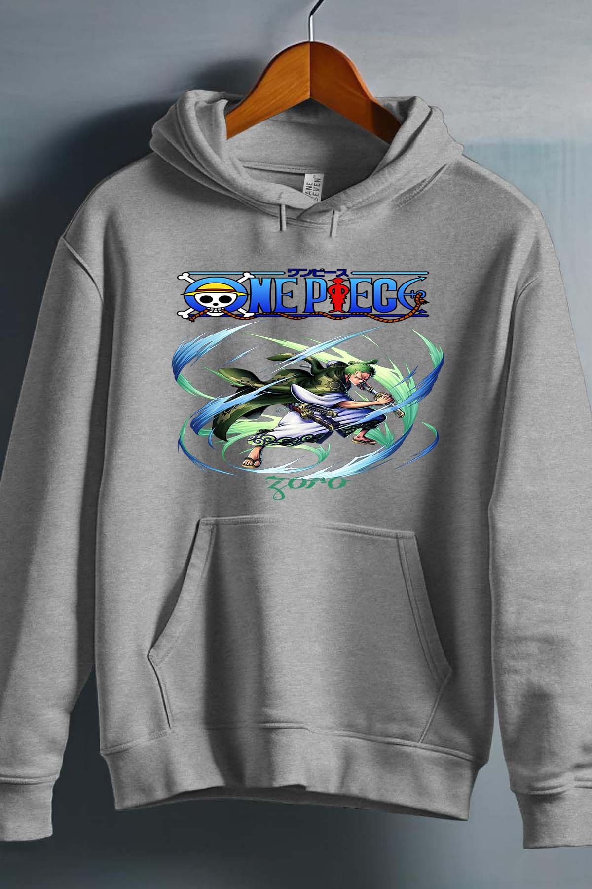 COULEUR:Gris|Sweat Capuche Garçon | Attack One Piece 05 Gris