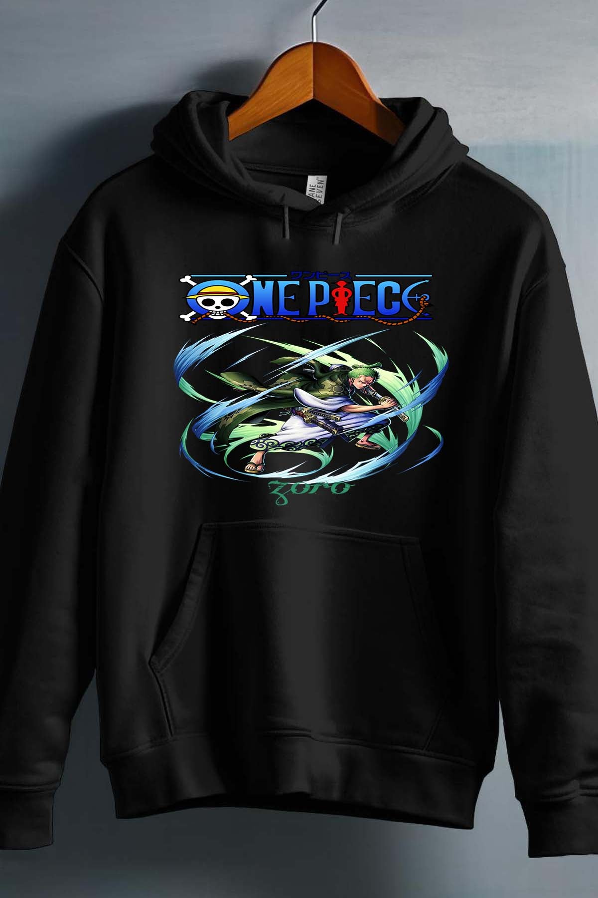 COULEUR:Noir|Sweat Capuche Garçon | Attack One Piece 05 Noir