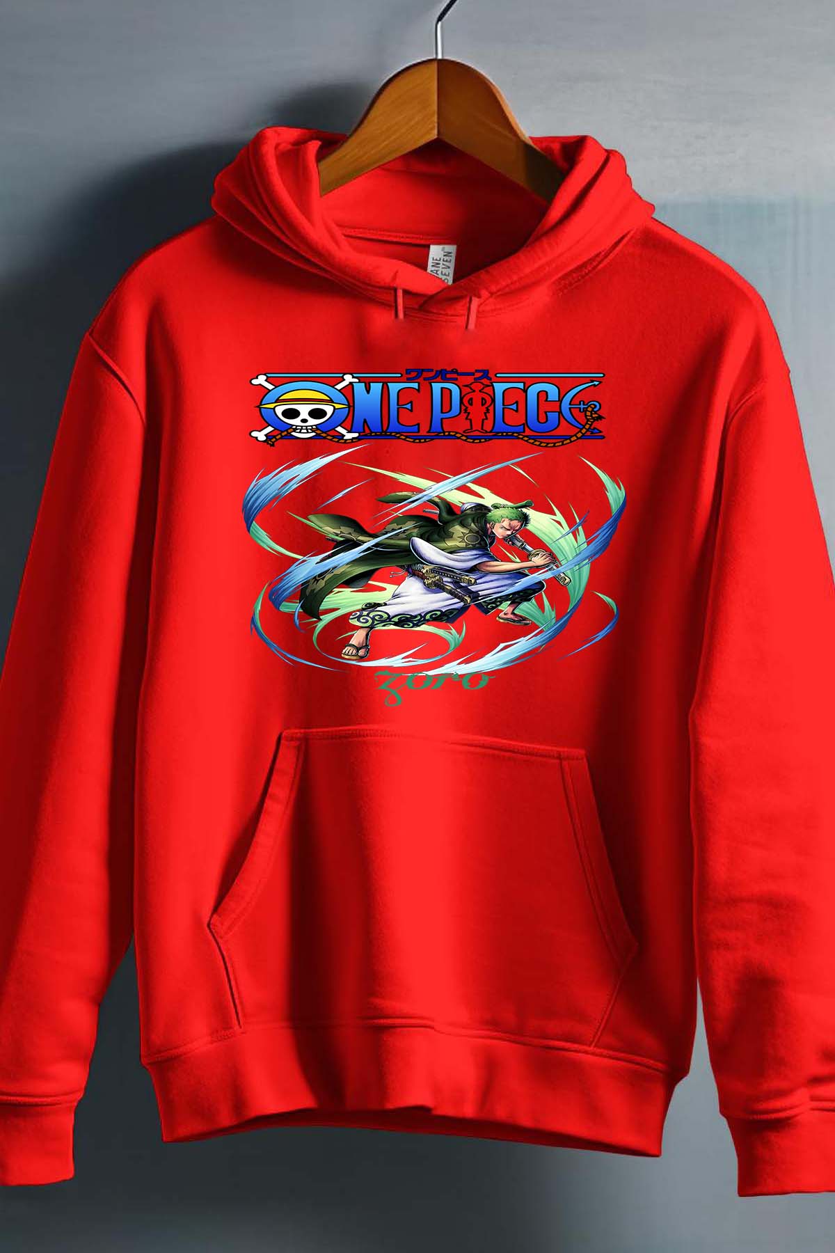COULEUR:Rouge|Sweat Capuche Garçon | Attack One Piece 05 Rouge