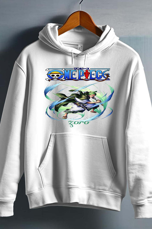 COULEUR:Blanc|Sweat Capuche Homme | Attack One Piece 05 Blanc