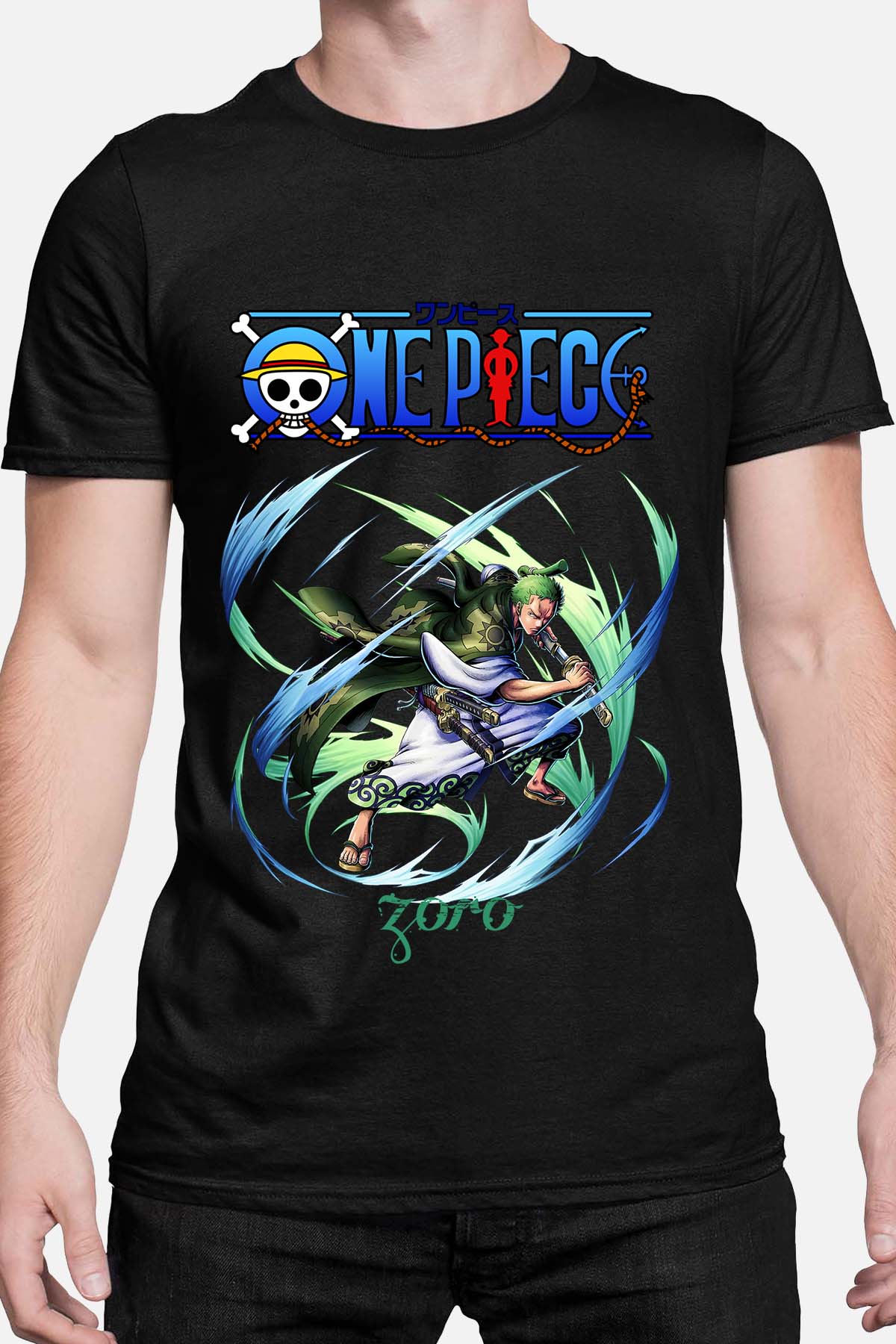 COULEUR:Noir|T-shirt Homme | Attack One Piece 05 Noir